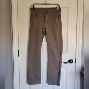 Prana Brion pants, Mud, 28x30